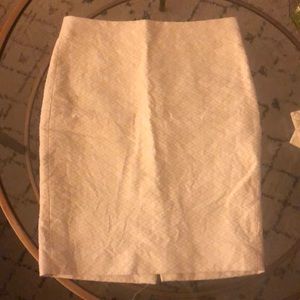 Cream pencil skirt! J crew size 4!